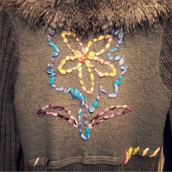 Caroline Morgan Sweater Coat Sz10 - Picture 3 of 8